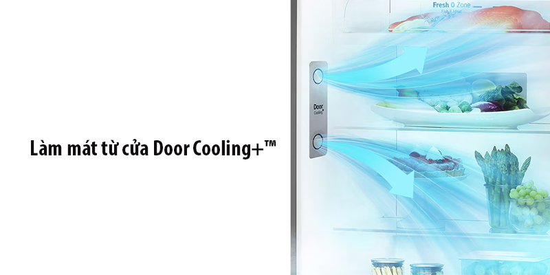 Làm mát từ cửa Door Cooling+™