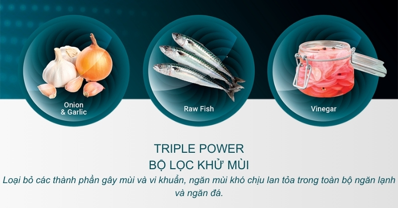 Tủ lạnh Hitachi kháng khuẩn khử mùi