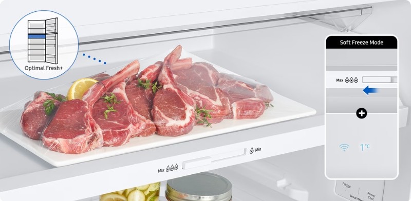 Tủ lạnh lấy nước ngoài có ngăn cấp đông mềm