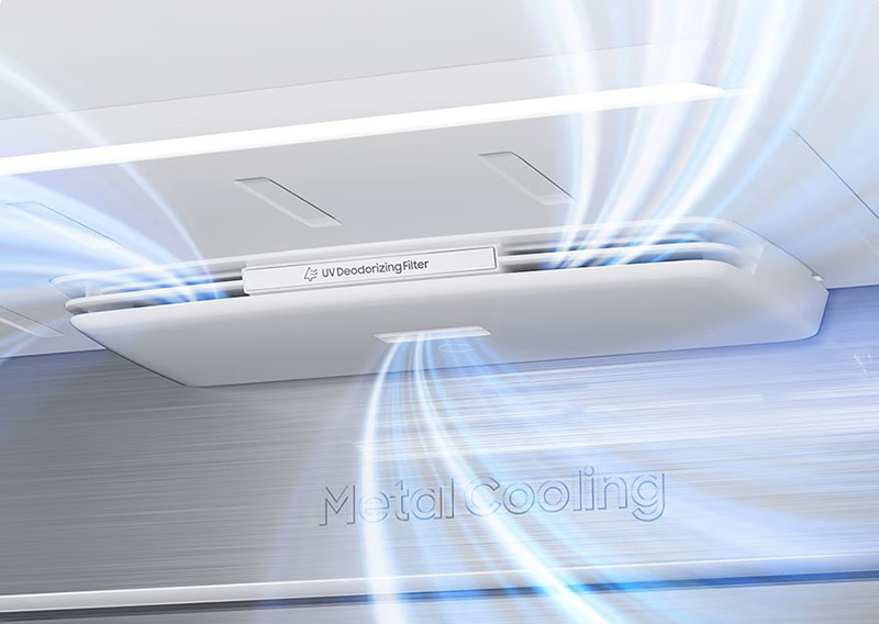 Tủ lạnh Samsung với bộ lọc UV Deodorizer