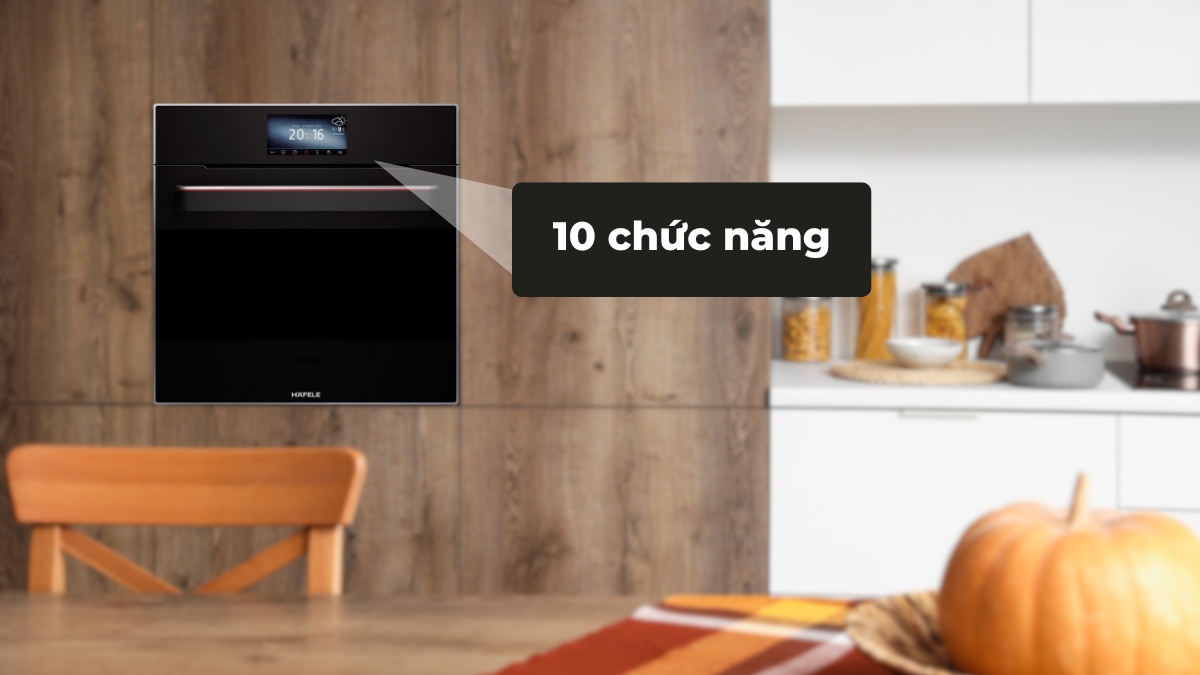 10 chức năng tích hợp sẵn hỗ trợ người dùng nấu nướng thuận tiện