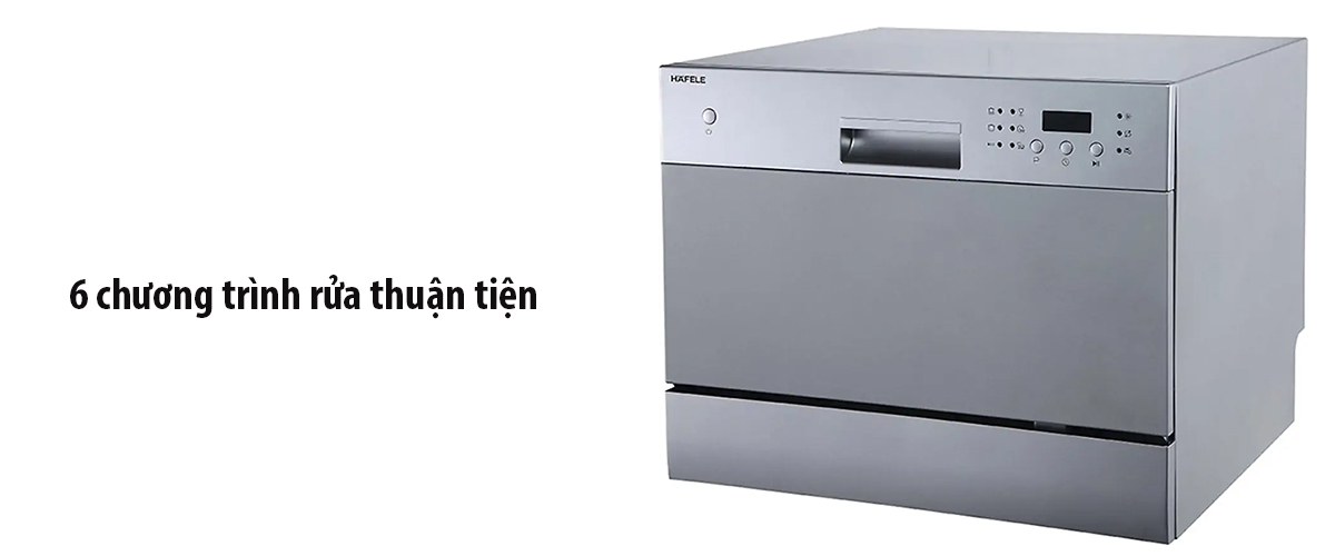 6 chương trình rửa thuận tiện