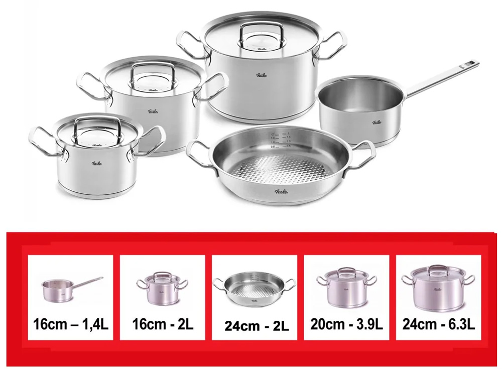 Bộ nồi Fissler Original Profi kích thước đa dạng