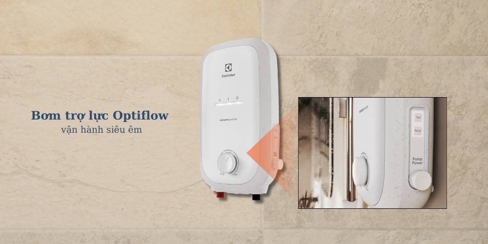 Bơm trợ lực Optiflow vận hành siêu êm