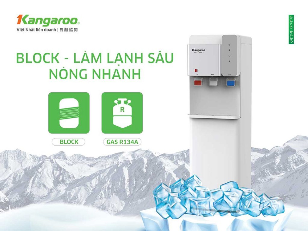 Công nghệ làm lạnh Block Kangaroo KG63A3