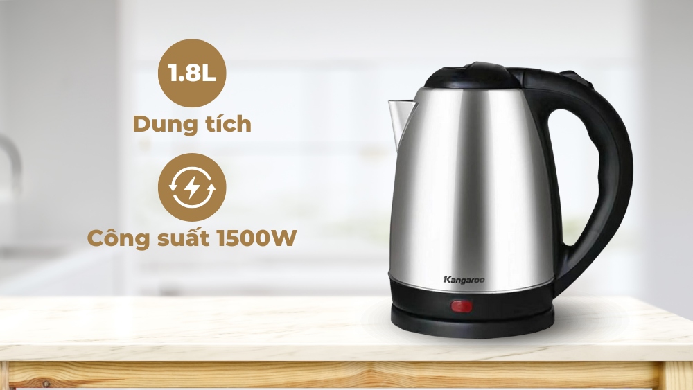 Dung tích bình 1.8L, phù hợp với nhu cầu sử dụng trong gia đình