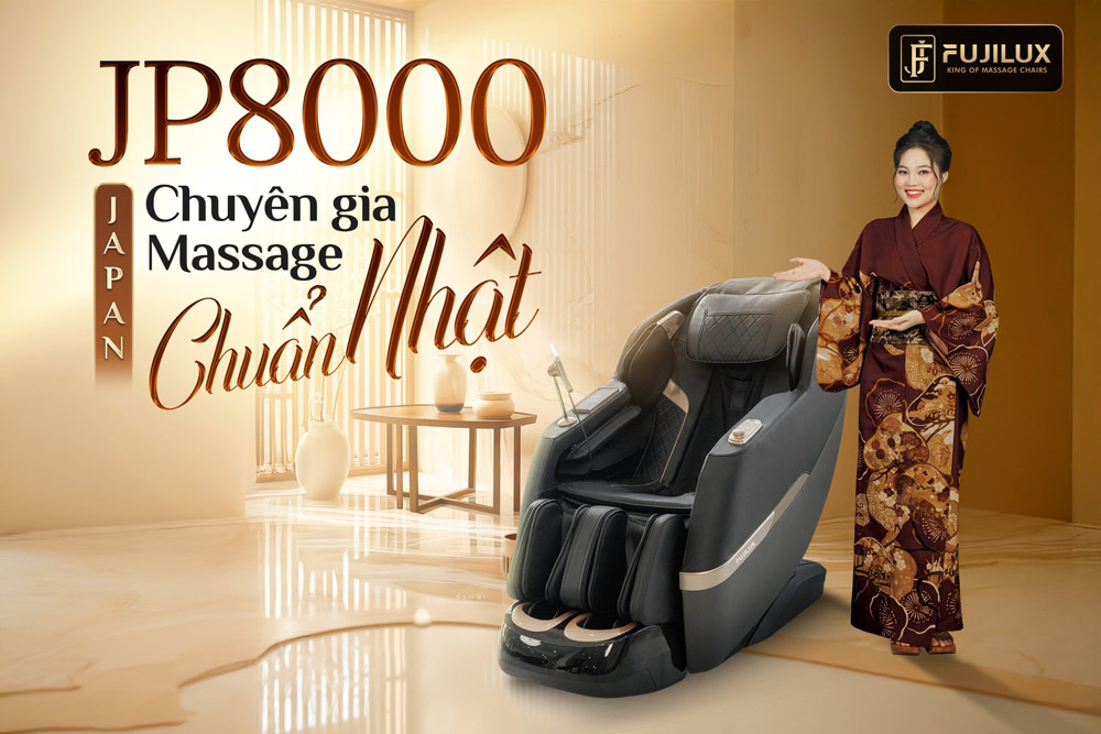 Ghế massage Fuji Luxury JP-8000 - Nhật Bản