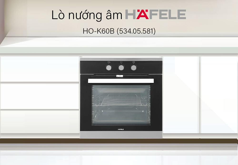 Lò nướng âm Hafele HO-K60B (534.05.581) 65 Lít