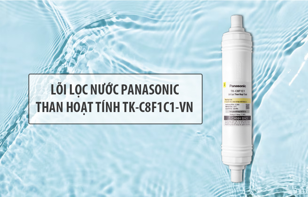 Lõi lọc nước Panasonic than hoạt tính TK-C8F1C1-VN