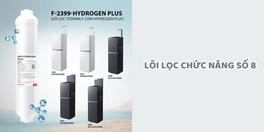 Lõi Lọc Chức Năng Toshiba Số 8 F-2399-ORP-Hydrogen Plus