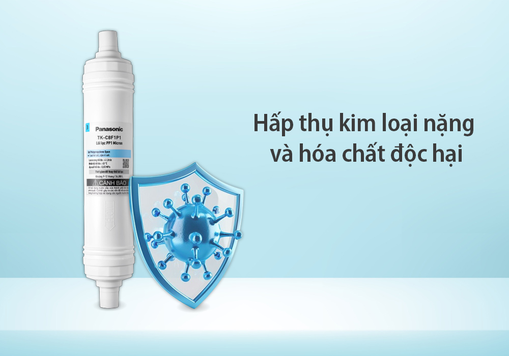 Lõi TK-C8F1P1-VN hấp thụ hóa chất độc hại