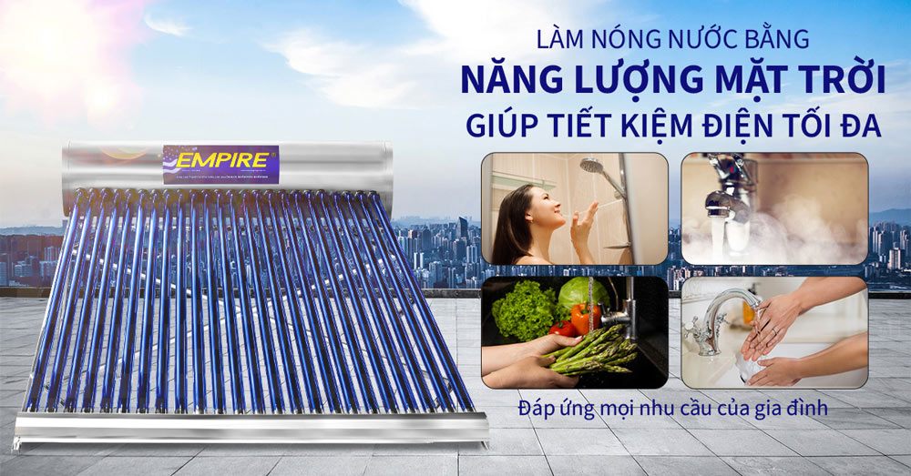 Máy nước nóng Empire PPR 2425 tiết kiệm điện tối đa