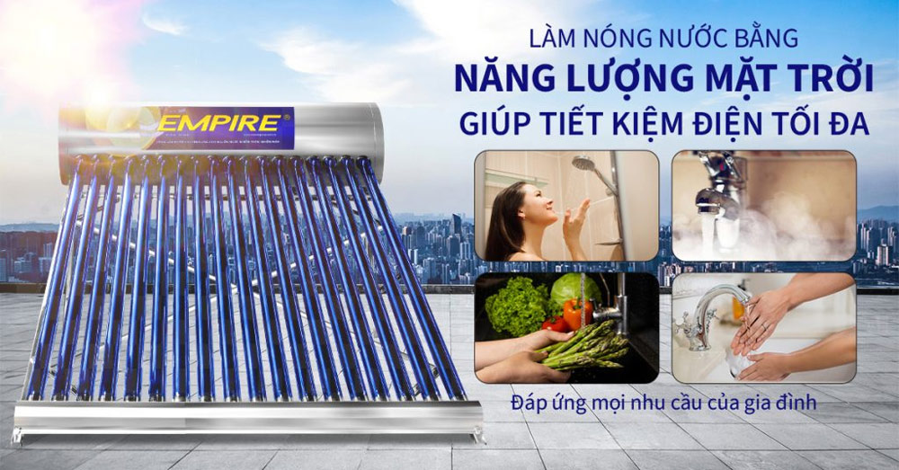 Máy nước nóng Empire PPR 1819 tiết kiệm điện tối đa