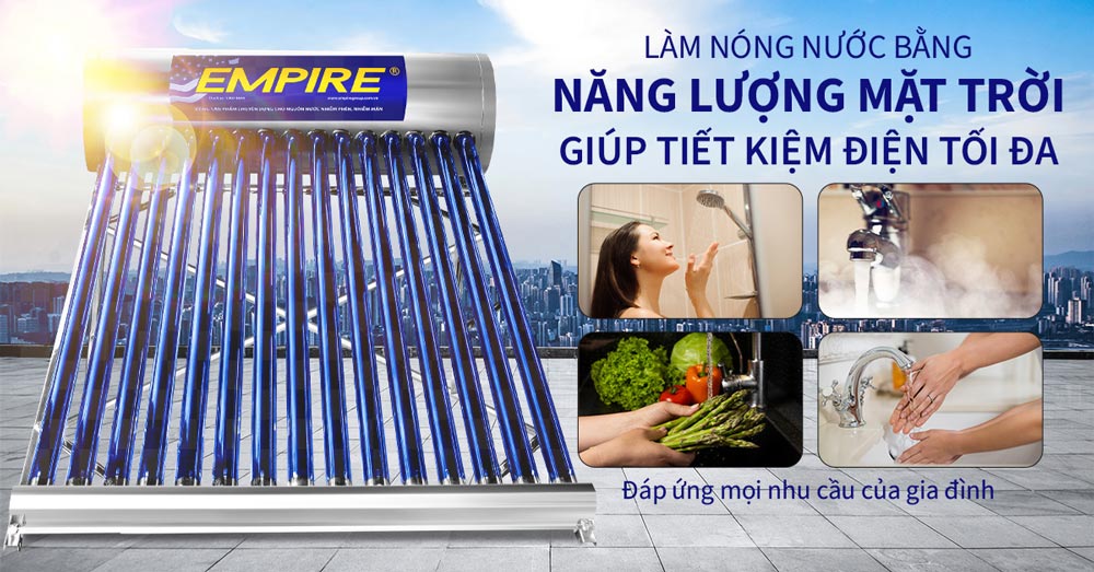 Máy nước nóng Empire PPR 1516 tiết kiệm điện tối đa