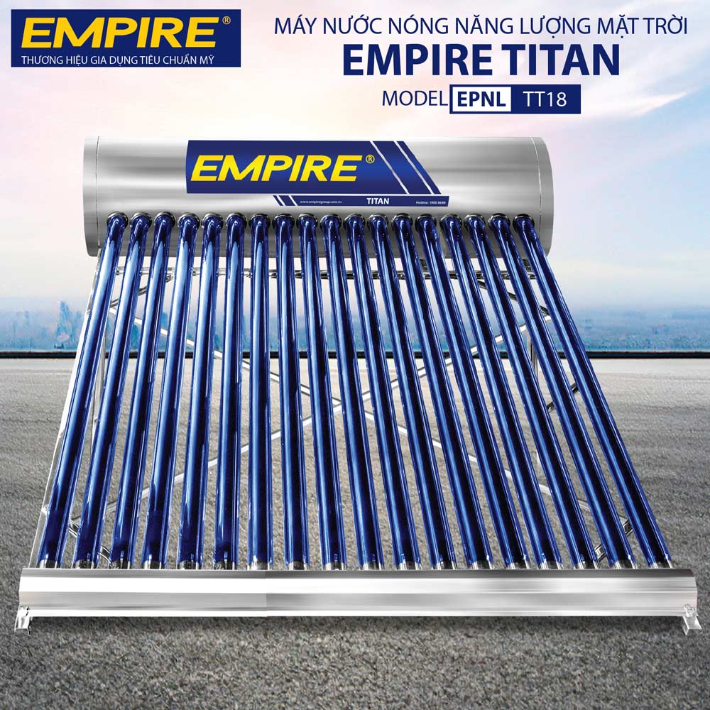 Máy nước nóng năng lượng mặt trời Empire Titan EPNL-TT-1818 180 Lít