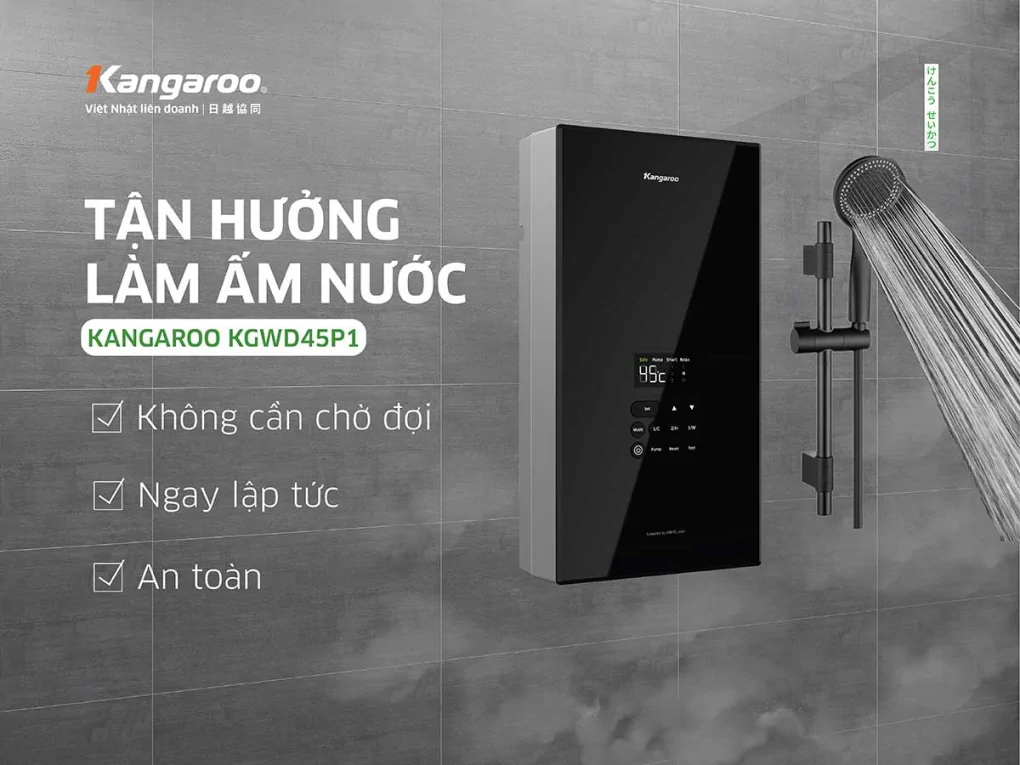 Máy nước nóng trực tiếp Kangaroo KGWD45P1