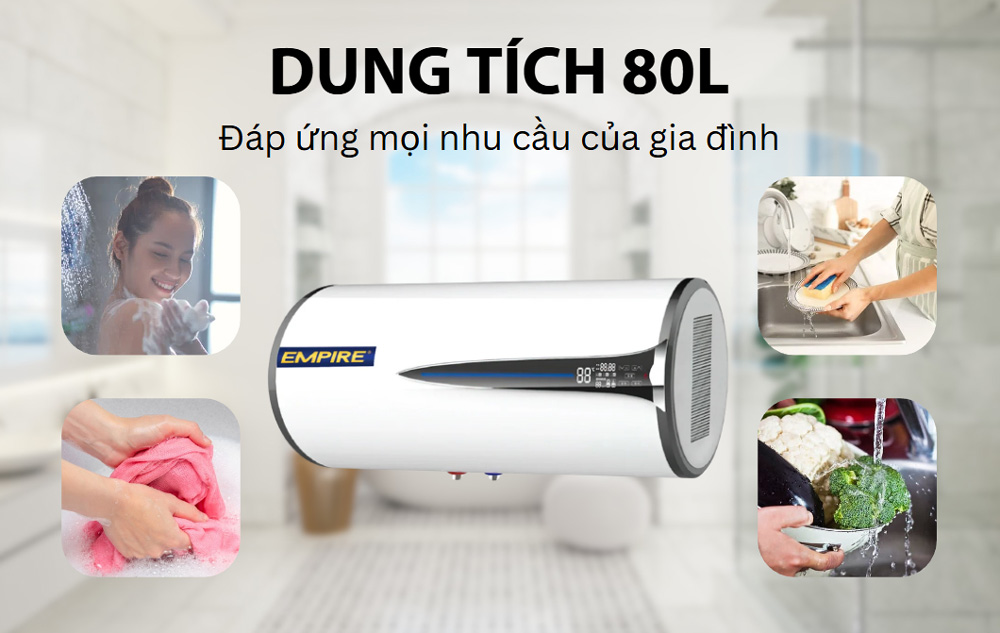 Máy nước nóng Empire EPGA-80LN dung tích 80 lít