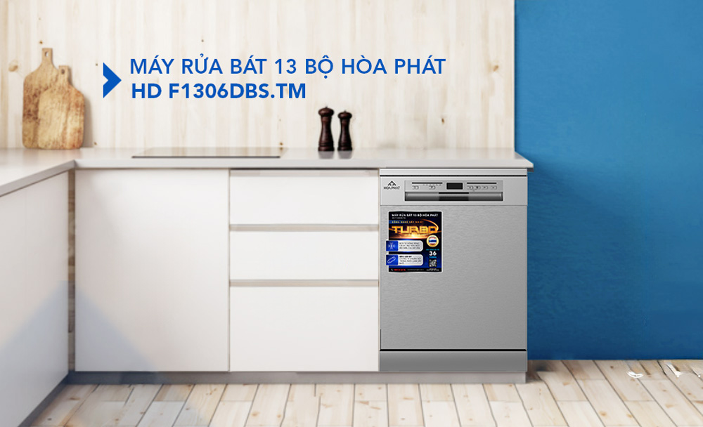 Máy rửa bát 13 bộ Hòa Phát F1306DBS.TM