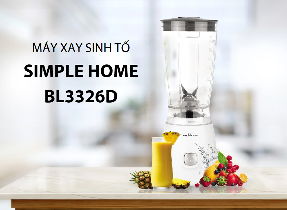 Máy xay sinh tố Simplehome BL3326D 0.6 Lít