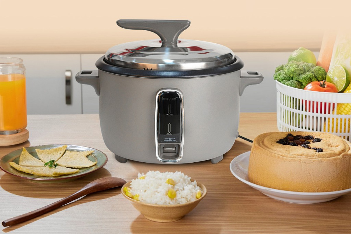 Nồi cơm điện nắp rời Happy Cook HCD-360G có thiết kế hiện đại