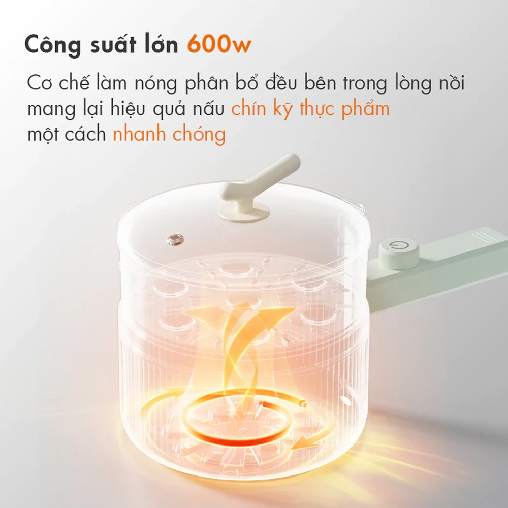 Nồi đa năng Gaabor EC-20M01A công suất 600W