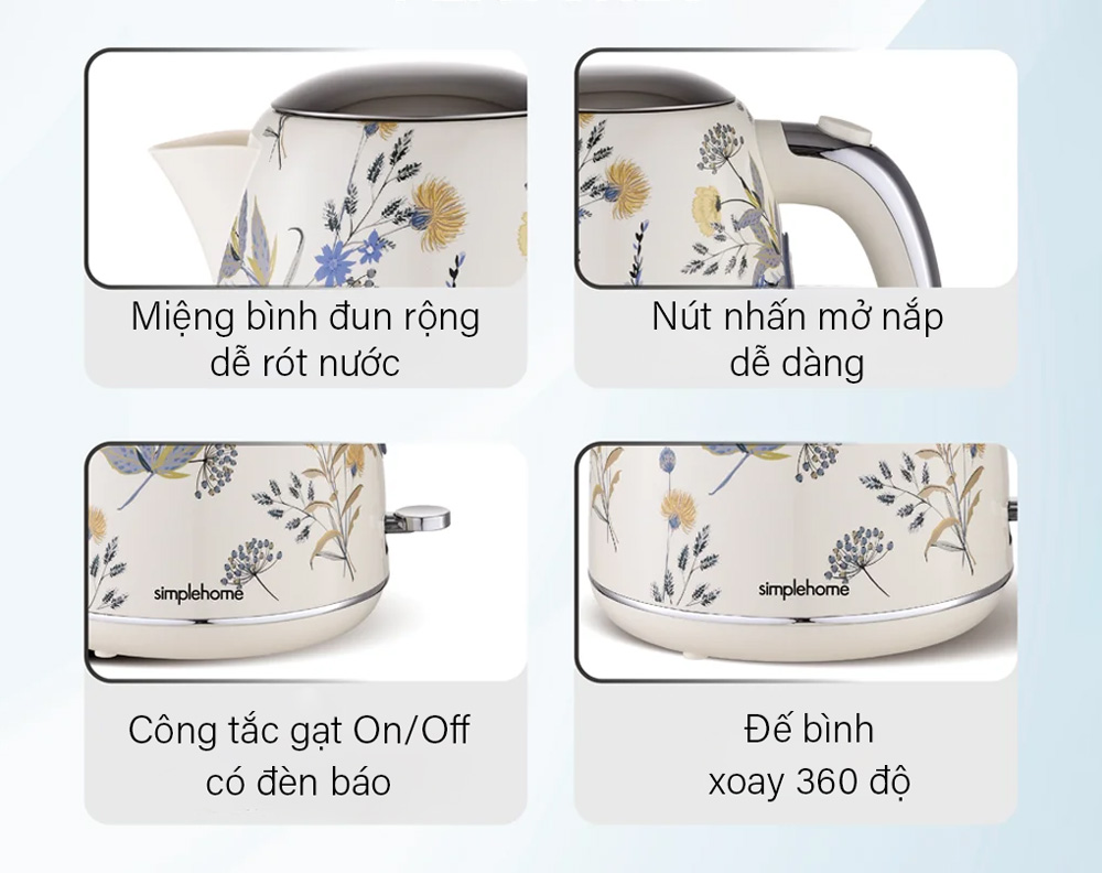 Simplehome K584PN tiện ích đa dạng