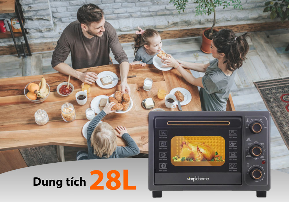 Simplehome TOV-28G dung tích 28 lít