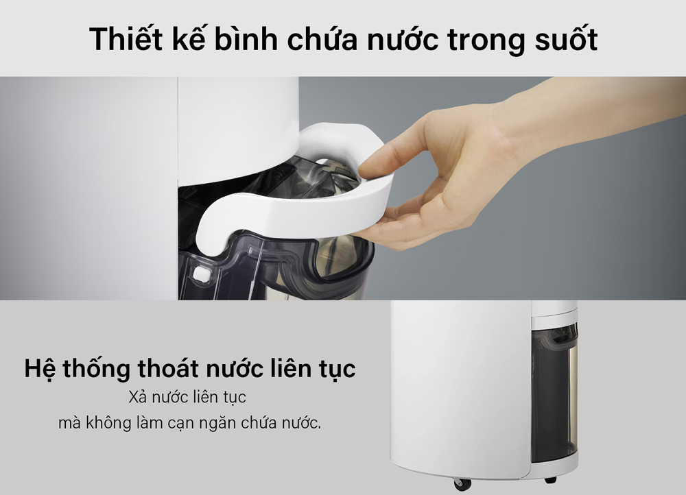 Thiết kế bình chứa nước LG MD16GQSE0 