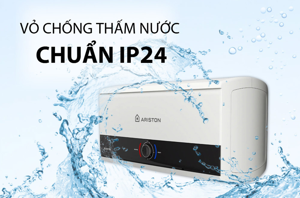 Vỏ máy Ariston SLIM3 15 RS VN chống thấm nước chuẩn IP24