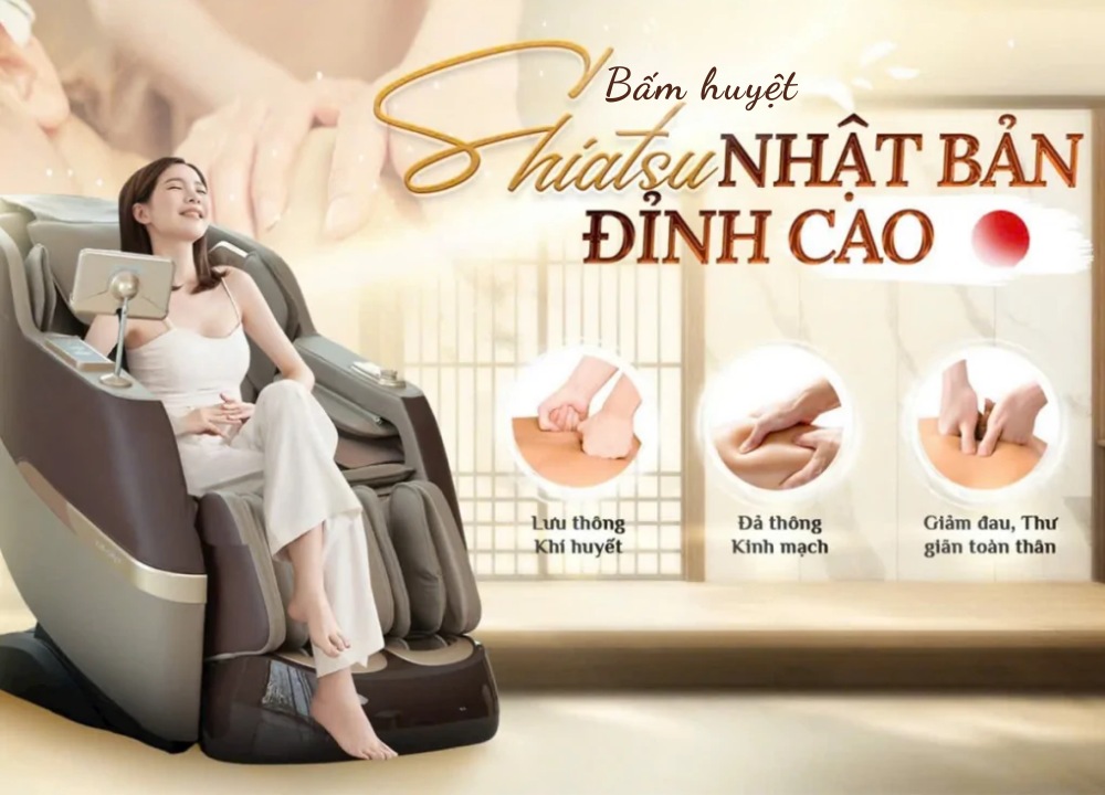 Kỹ thuật massage bấm huyệt Shiatsu