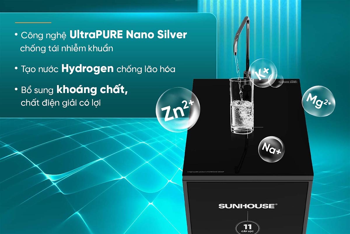 Công nghệ UltraPURE bổ sung khoáng chất 