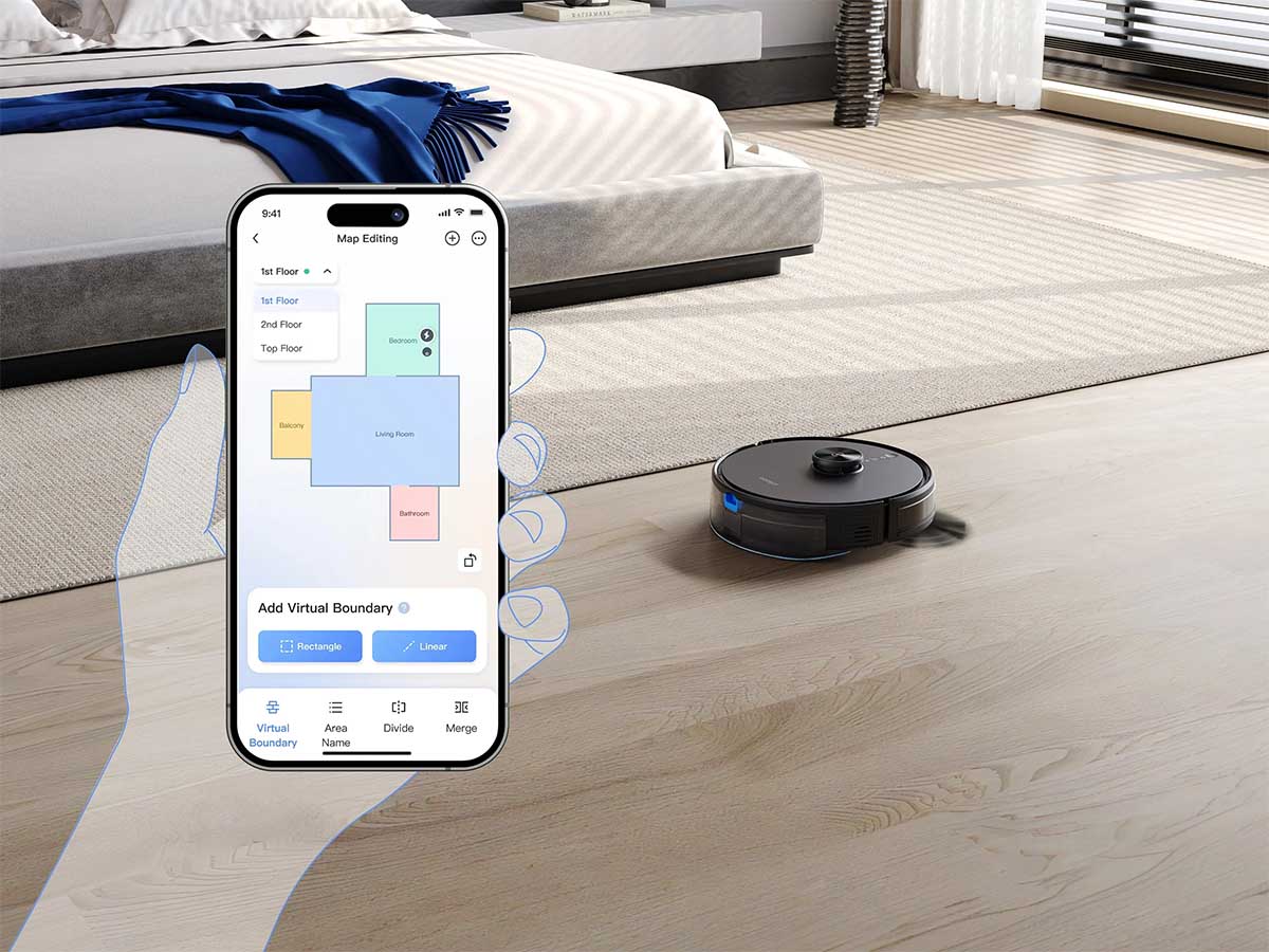 Điều khiển Robot với App Ecovacs