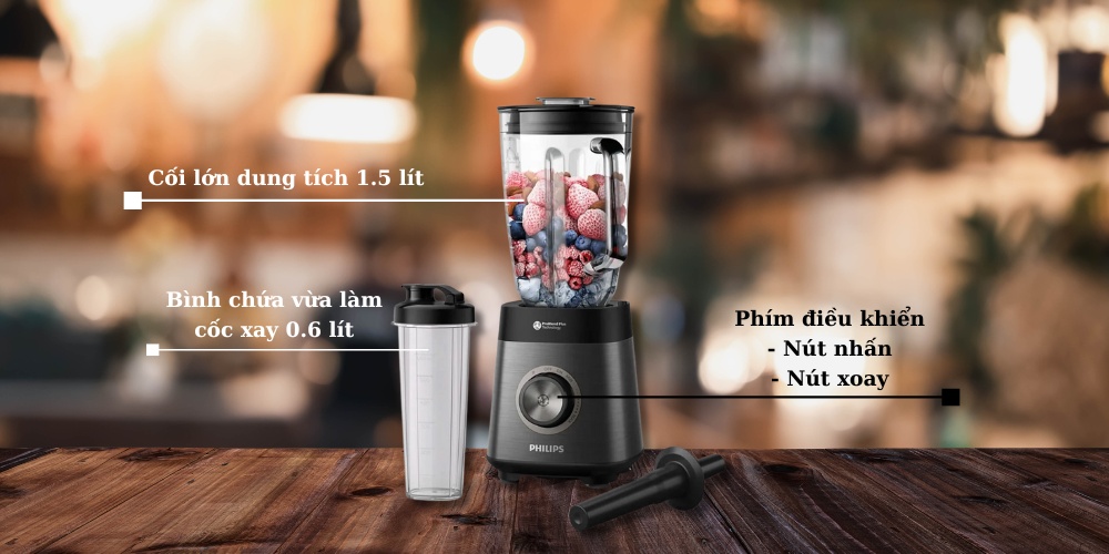 Dung tích và chức năng của Philips HR3041/00