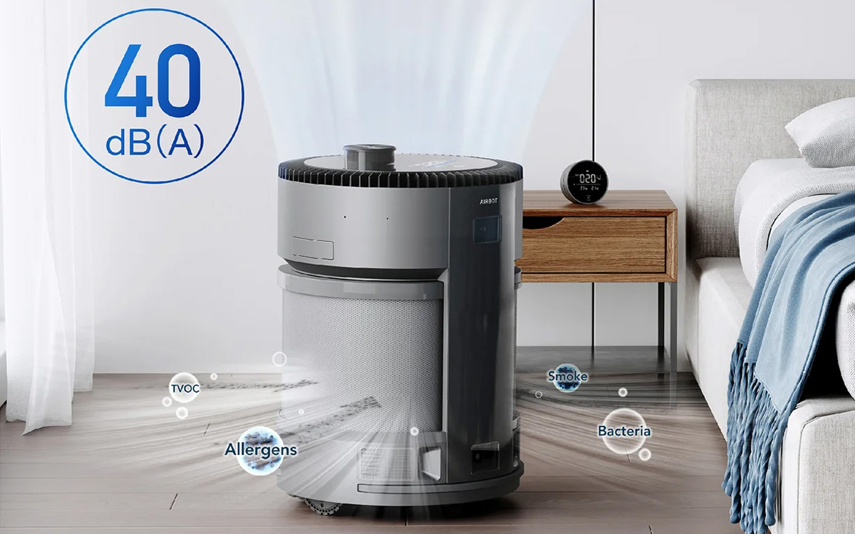 Ecovacs AIRBOT Z1 độ ồn 40dB