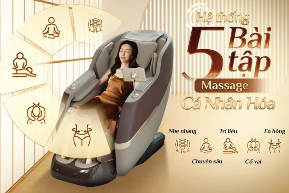 5 bài tập massage tự động chuyên sâu