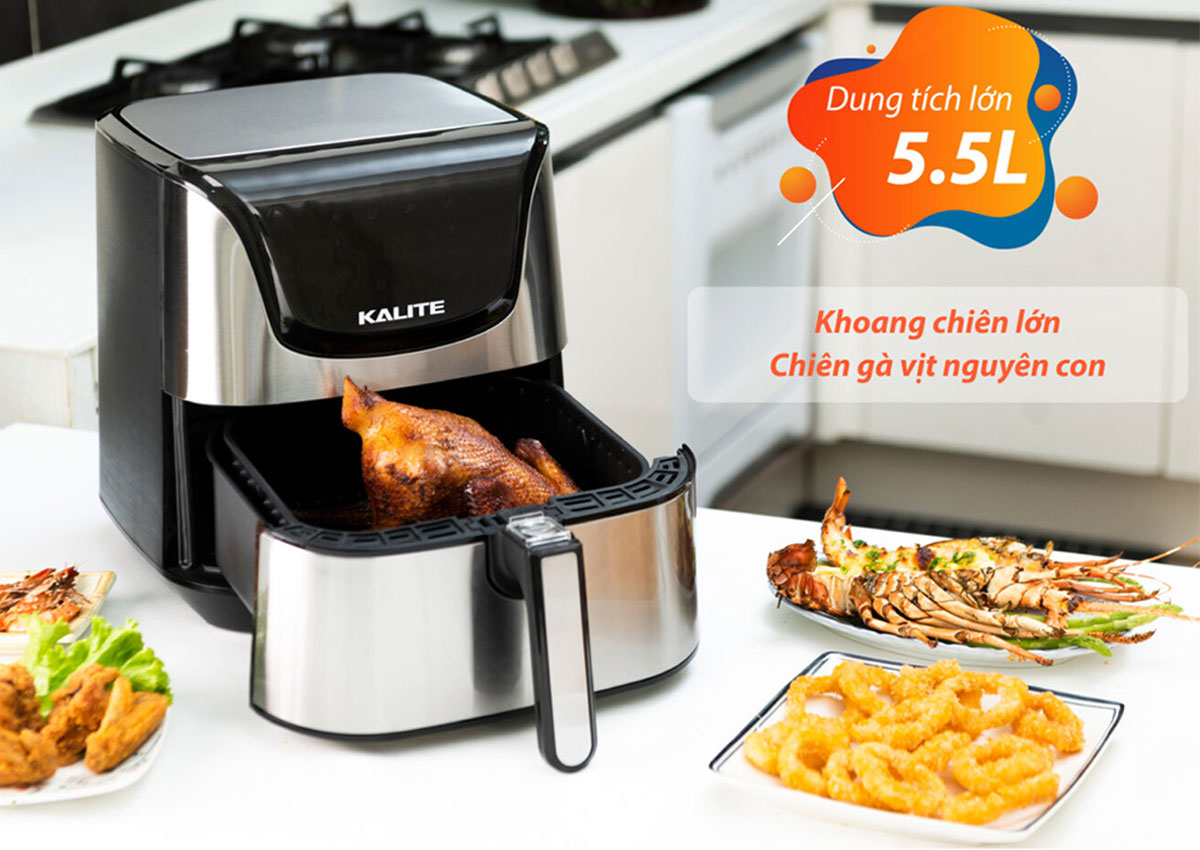 Kalite Q6 dung tích lớn lên đến 5.5 Lít