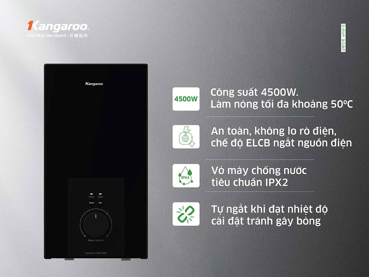 Kangaroo KGWD45N2 công suất 4500W