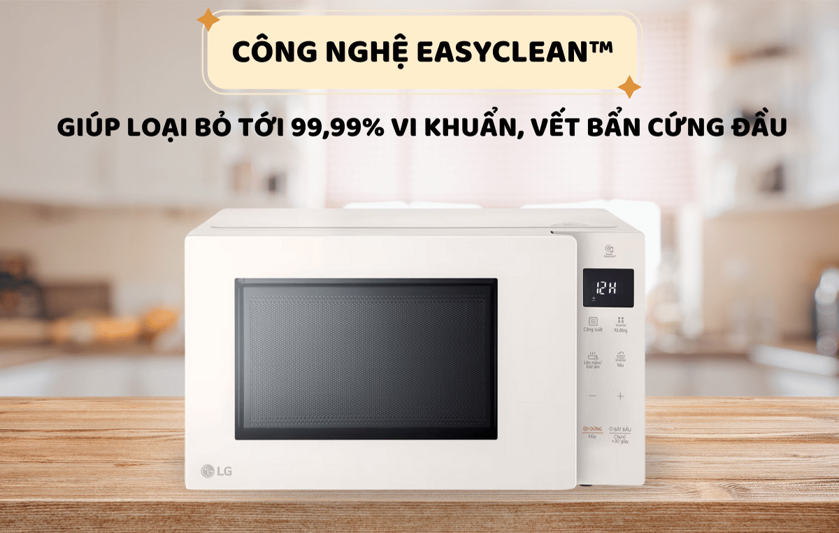 LG MS2535GIK tích hợp công nghệ EasyClean™