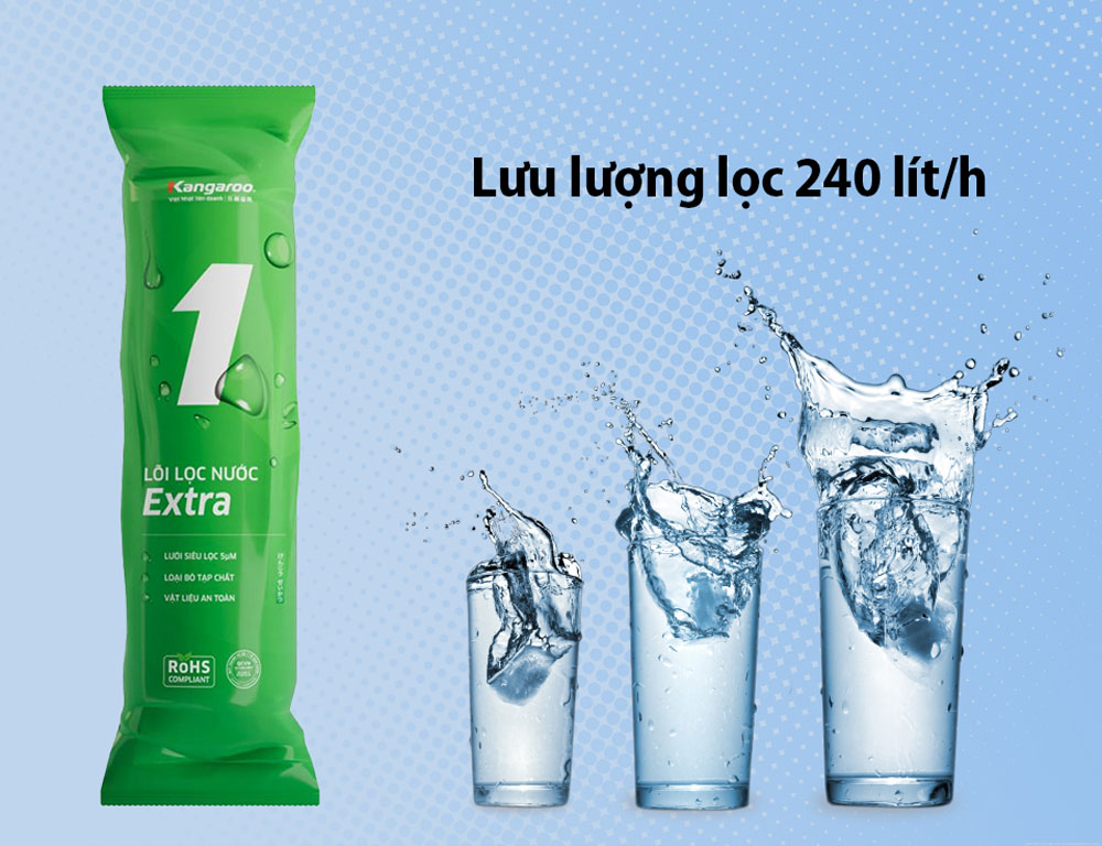 Lõi Kangaroo Extra 1 lọc 240 lít/h