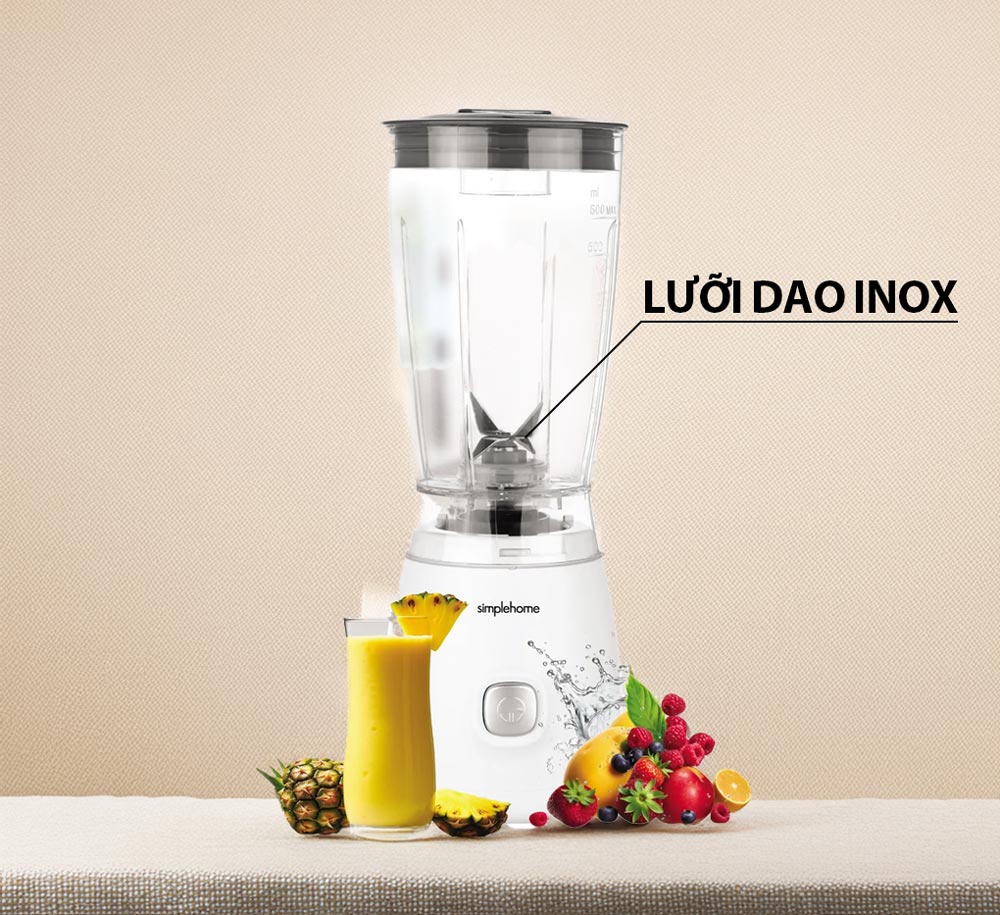 Lưỡi dao chất liệu inox bền bỉ