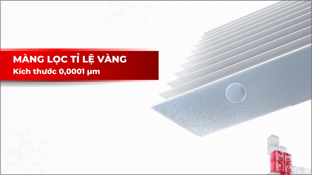 Màng lọc có kích thước 0.0001 micron