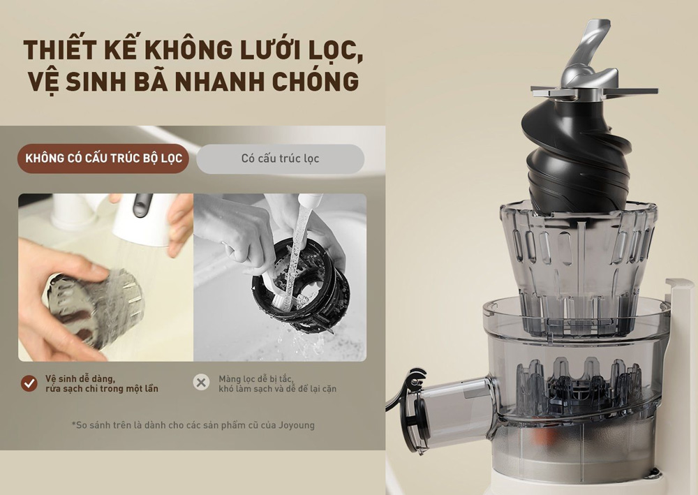 Máy ép Joyoung JSJ-550 không lưới lọc