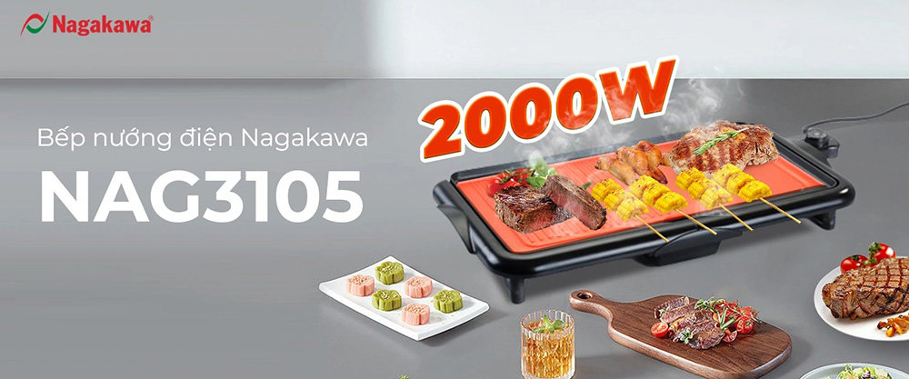 Nagakawa NAG3105 kiểu dáng chắc chắn, màu đen đẹp mắt