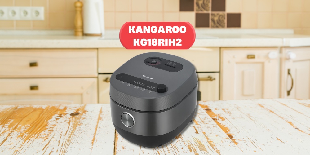 Nồi Cơm Điện Cao Tần Kangaroo KG18RIH2 1.8 Lít gọn gàng