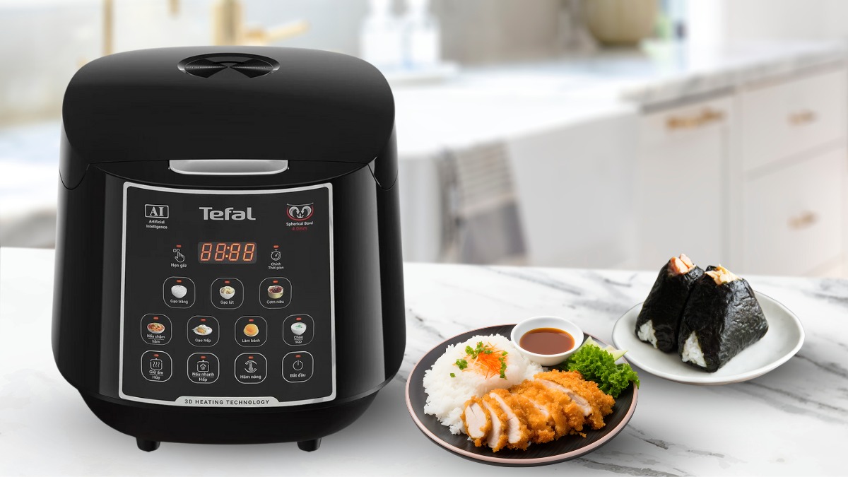 Nồi cơm điện tử Tefal RK737868 1.8 lít