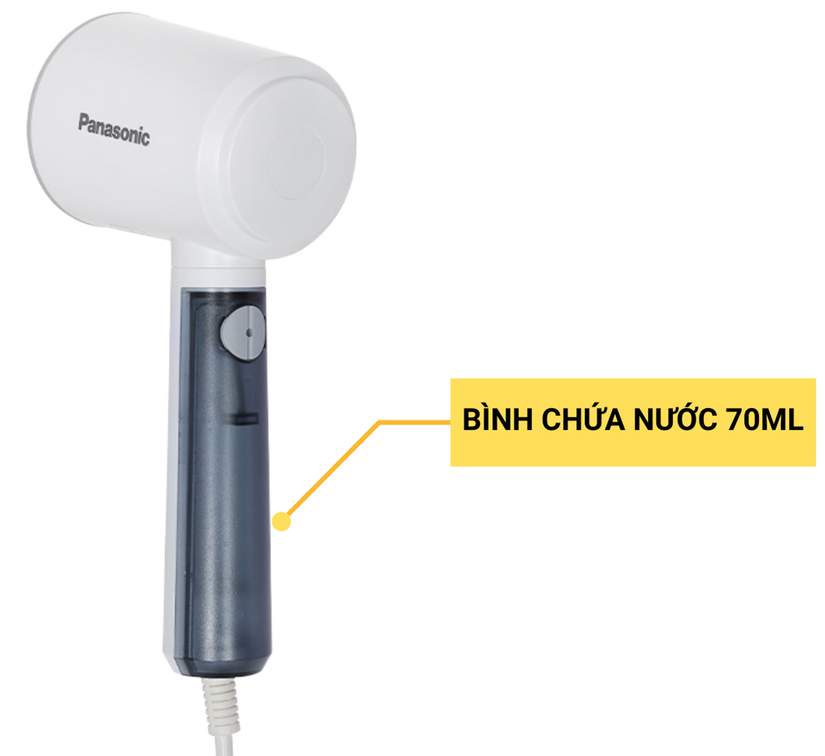 Panasonic NI-GHD015WRA có bình chứa 70ml