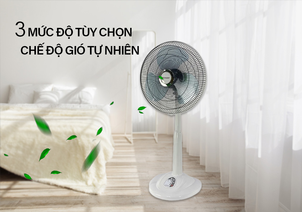 Sharp PJ-L40RV-WH có 3 mức độ tùy chọn