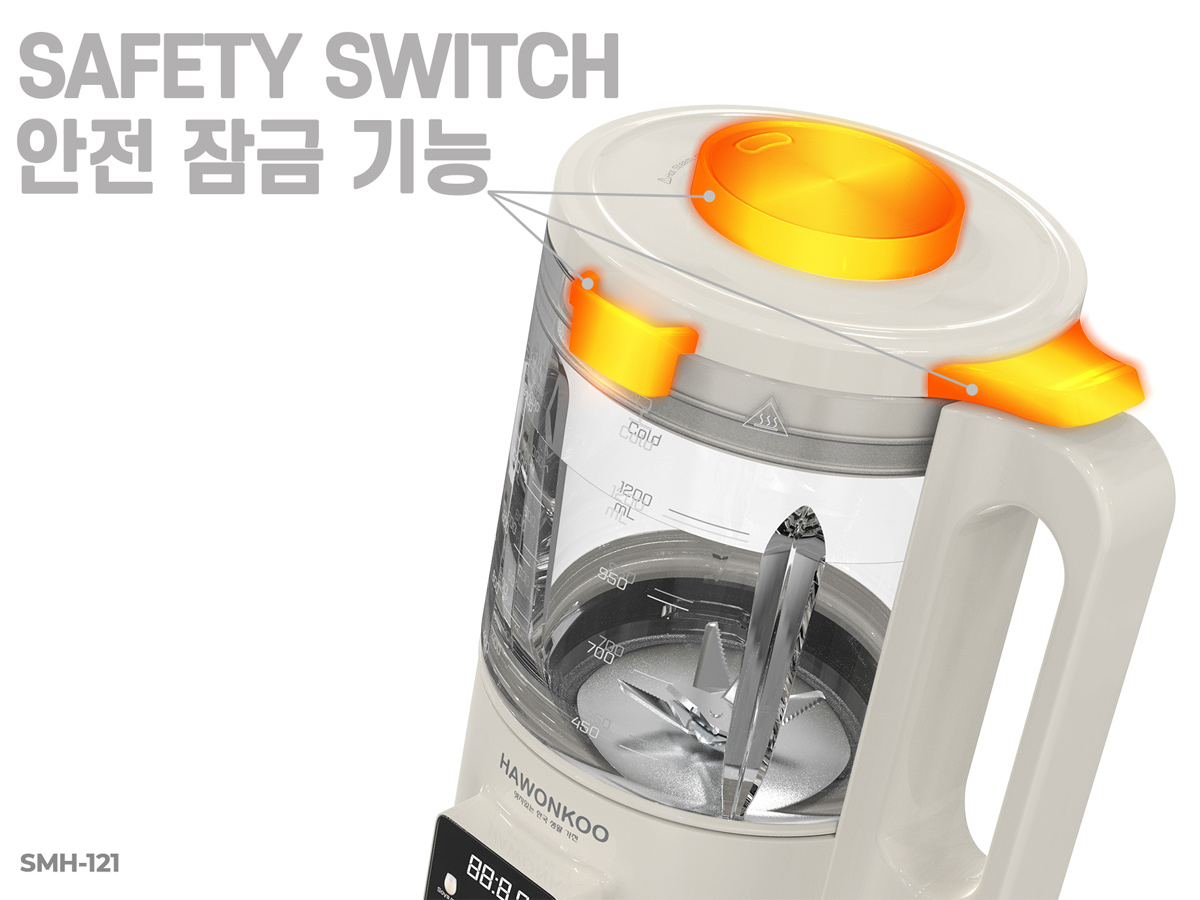 SMH-121 có hệ thống Safety Switch