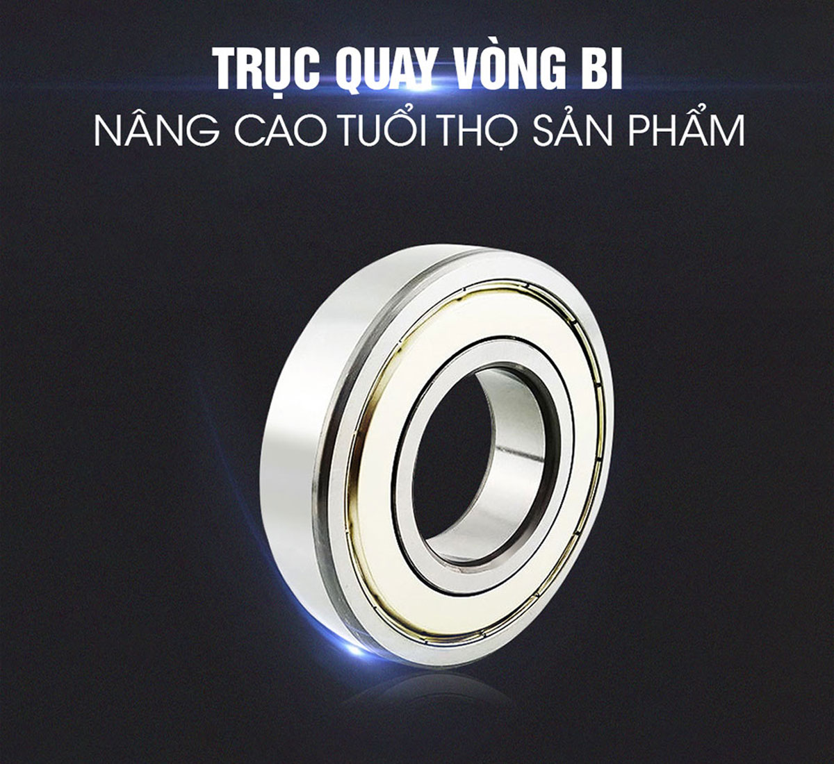 Sowun SW 820 có trục quay vòng bi độ bền bỉ cao