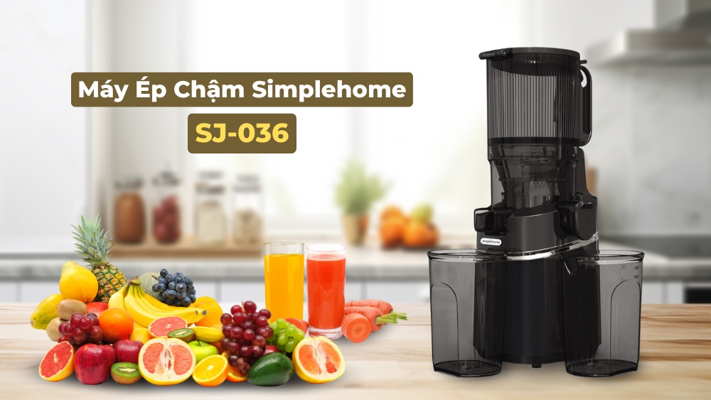 Thiết kế Máy Ép Chậm Simplehome SJ-036